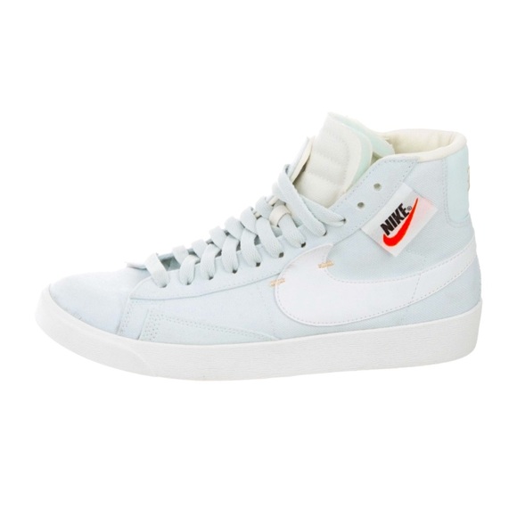 LIMITED EDITION Nike Mid blazer rebel ghost aqua summit white w Mirror DESIGN - Picture 9 of 9
